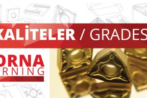 Torna Uçları için Kaliteler